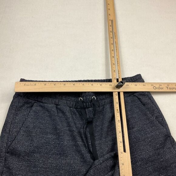 LOFT Ankle Drawstring Pants Blue Mid Rise Pull On Dress Knit Trousers Size SMALL - Picture 7 of 12